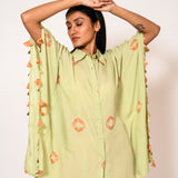 Asparagus Green Tie-Dye CO-Ord Set