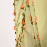 Asparagus Green Tie-Dye CO-Ord Set
